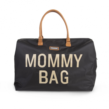Torba Mommy Bag Czarno-Złota - Childhome